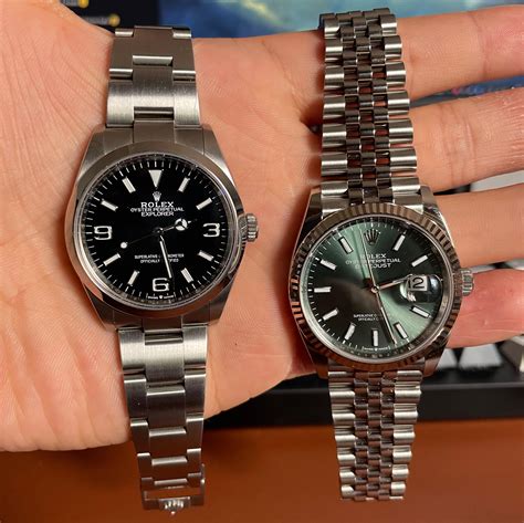 rolex explorer vs datejust reddit